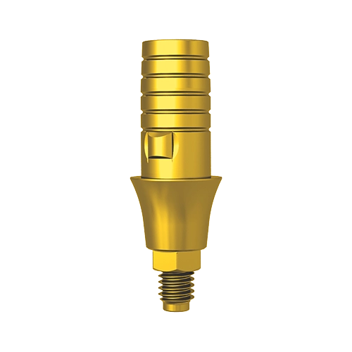 בסיס טיטניום JDIcon Plus ארוך עם אחיזה, Ø 4.4 מ"מ, h 3 מ"מ