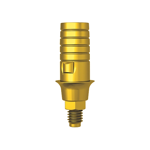 בסיס טיטניום JDIcon Plus ארוך עם אחיזה, Ø 4.4 מ"מ, h 1.5 מ"מ