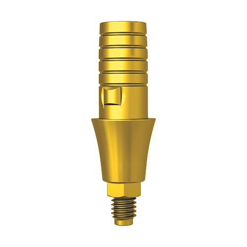 בסיס טיטניום JDIcon Plus ארוך עם אחיזה, Ø 4.4 מ"מ, h 4 מ"מ