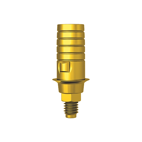 בסיס טיטניום JDIcon Plus ארוך עם אחיזה, Ø 4.4 מ"מ, h 0.5 מ"מ