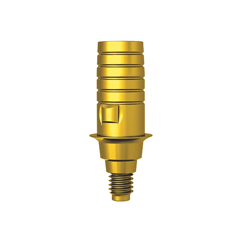 בסיס טיטניום JDIcon Plus ארוך ללא אחיזה, Ø 4.4 מ"מ, h 0.5 מ"מ